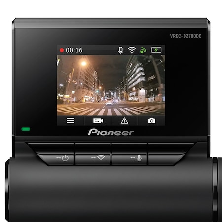 Pioneer VREC-DZ700DC 2-Channel Dual-Recording Dash Cam with 1080p Full ...